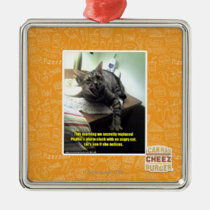 Ornamento De Metal Deixe-nos ver se observa