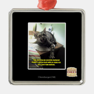 Ornamento De Metal Deixe-nos ver se observa