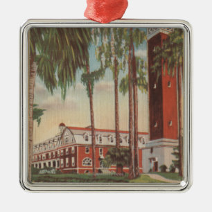 Ornamento De Metal Deland, Florida - vista da universidade de Stetson