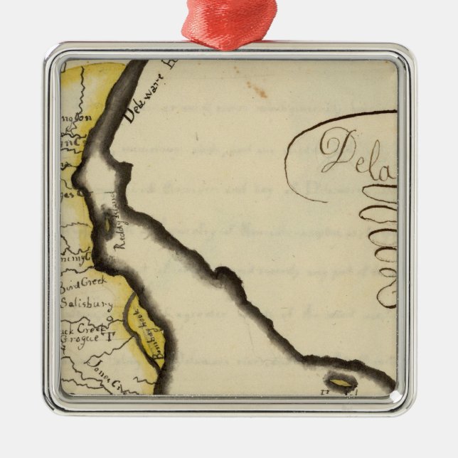 Ornamento De Metal Delaware 7 (Frente)