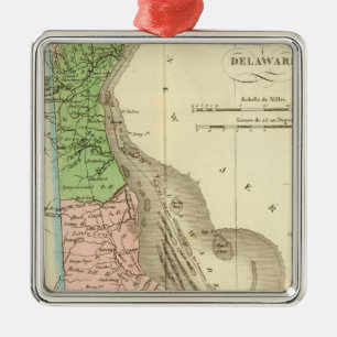 Ornamento De Metal Delaware E.U.