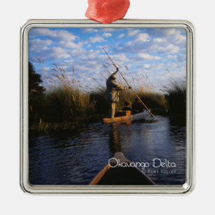 Ornamento De Metal Delta de Okavango
