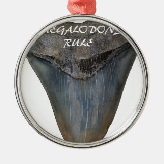 Ornamento De Metal Dente do tubarão de Megalodon