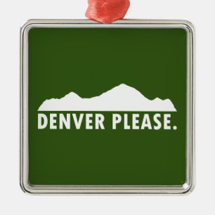 Ornamento De Metal Denver, por favor