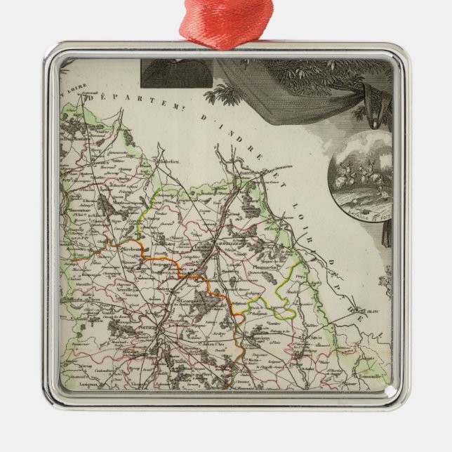 Ornamento De Metal Departamento de Viena (Frente)