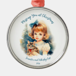 Ornamento De Metal Desaparecidos no Natal