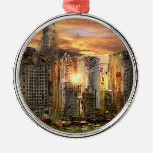 Ornamento De Metal Desastre - Chicago, IL - Tenho que passear com o c