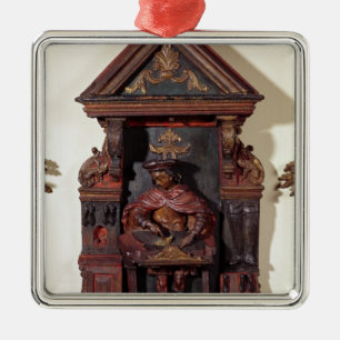Ornamento De Metal Descrevendo St. Crispin em sua bancada