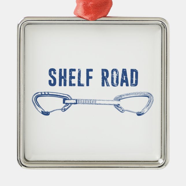 Ornamento De Metal Desenho Rápido De Escalada De Prateleiras (Frente)