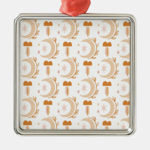 Ornamento De Metal Desenho Simples da Flor