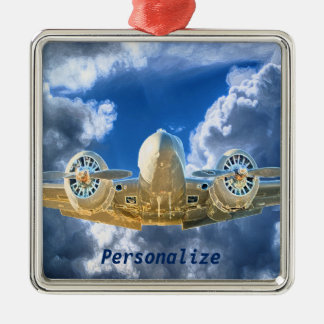 Ornamento De Metal Design alto de voo do modelo 18 de Beechcraft