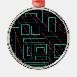 Ornamento De Metal design de fundo preto