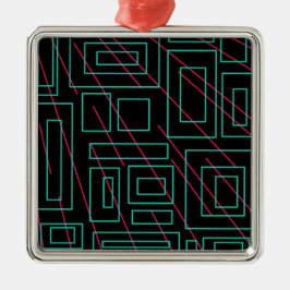 Ornamento De Metal design de fundo preto