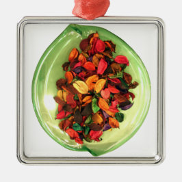 Ornamento De Metal Design de rosa bonito e colorido