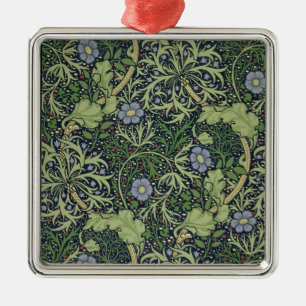 Ornamento De Metal Design do papel de parede da alga, impresso por