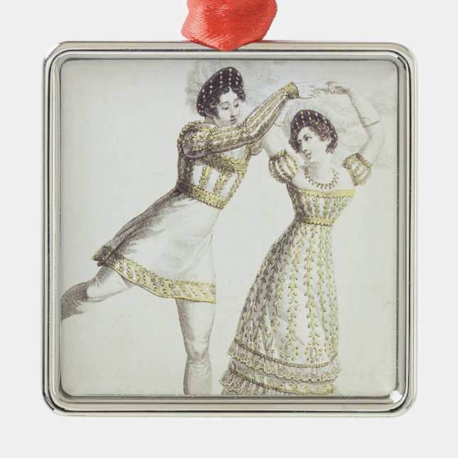 Ornamento De Metal Design do traje para um balé (Frente)