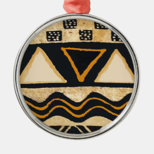 Ornamento De Metal Design Nativo Americano Tribal do Sudoeste