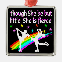 ORNAMENTO DE METAL DESIGN SKATER DUO DE FIGURA ADORÁVEL