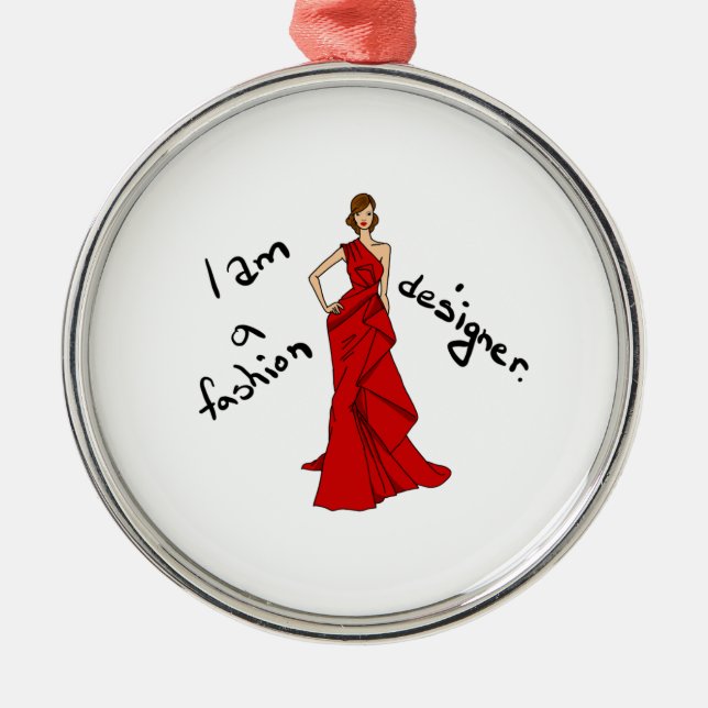 Ornamento De Metal Designer de Moda (Frente)