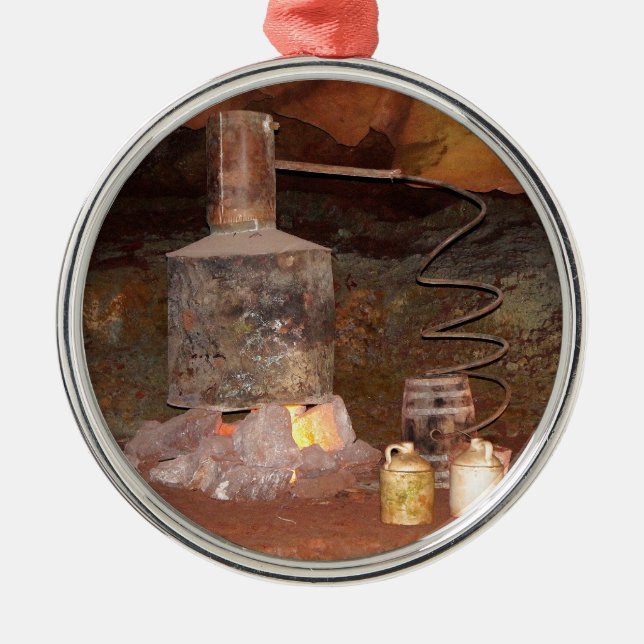 Ornamento De Metal Destilaria de Tennessee (Frente)