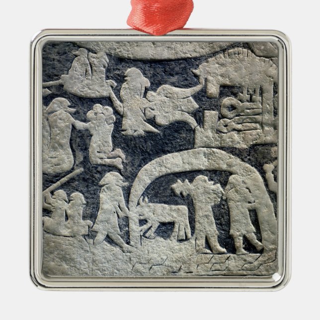 Ornamento De Metal Detalhe da legenda de Valhalla (Frente)