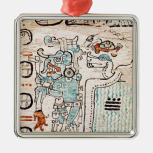 Ornamento De Metal Detalhe de um códice maia