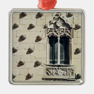 Ornamento De Metal Detalhe do exterior das casas de la Conchas