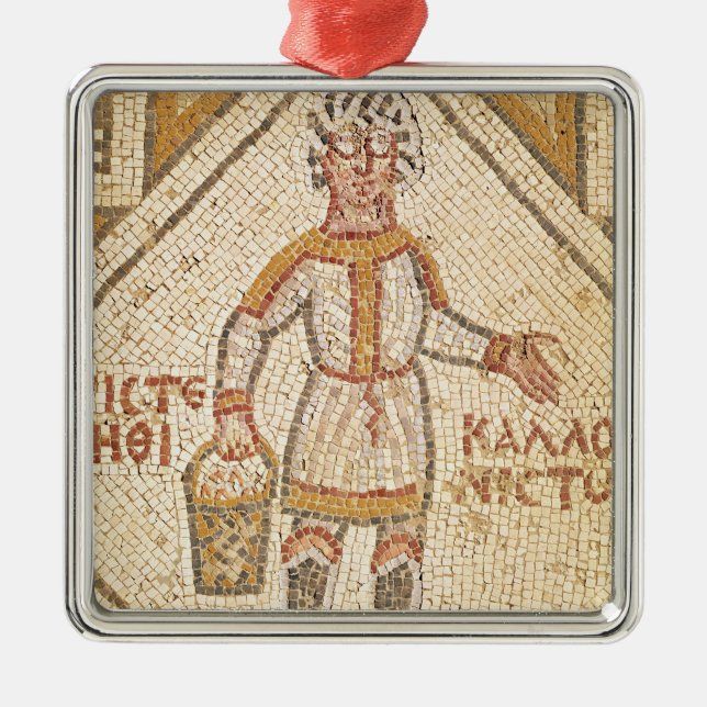 Ornamento De Metal Detalhe do pavimento de um construtor (Frente)