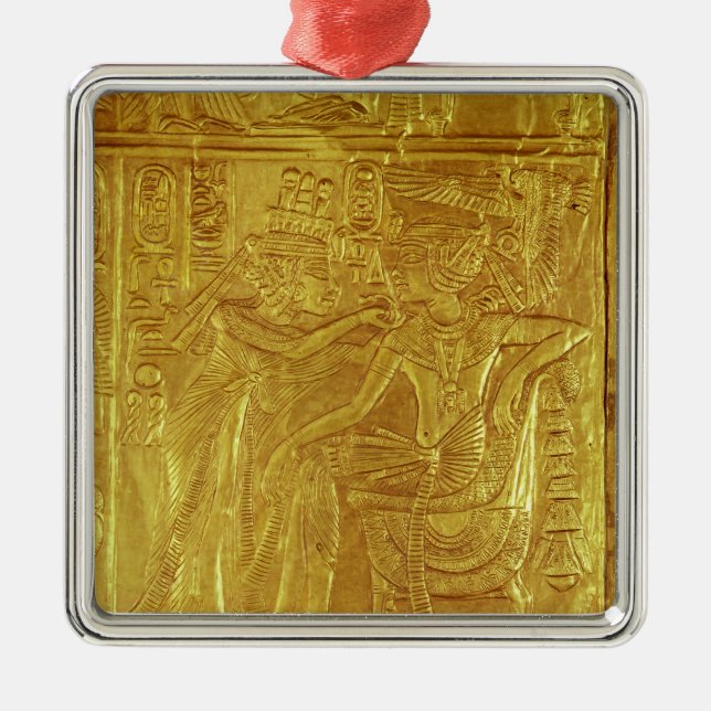 Ornamento De Metal Detalhe do santuário dourado (Frente)