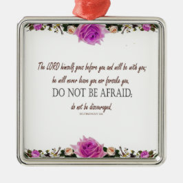 Ornamento De Metal Deuteronômio 31:8 O Senhor Vai à Sua Frente