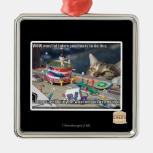 Ornamento De Metal Deve levar horas