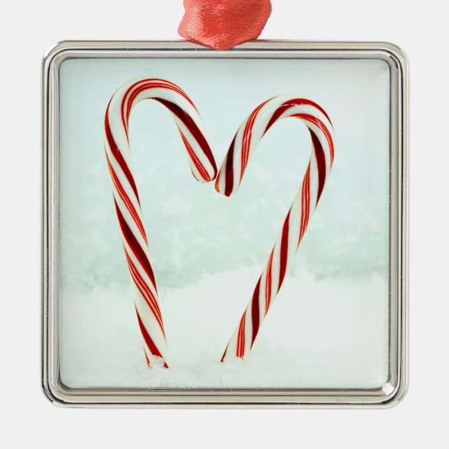 Ornamento De Metal Deve Ser Amor (Frente)