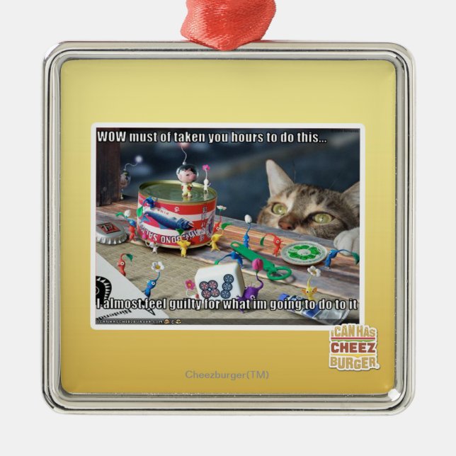 Ornamento De Metal Deve ter tomar horas (Frente)