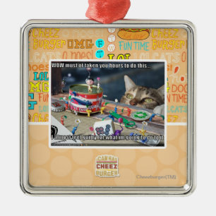 Ornamento De Metal Deve ter tomar horas