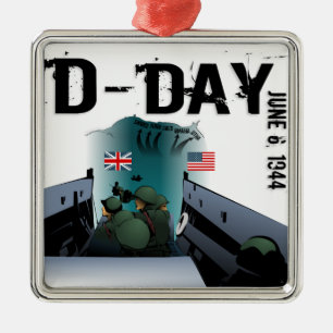 Ornamento De Metal DIA-D 6 de junho de 1944