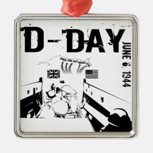 Ornamento De Metal DIA D 6 de junho de 1944