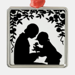 ORNAMENTO DE METAL DIA DE AS MÃES FELIZ
