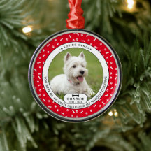 Diligente Tchau Pet Memorial Glass Ornament