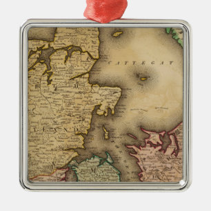 Ornamento De Metal Dinamarca 2