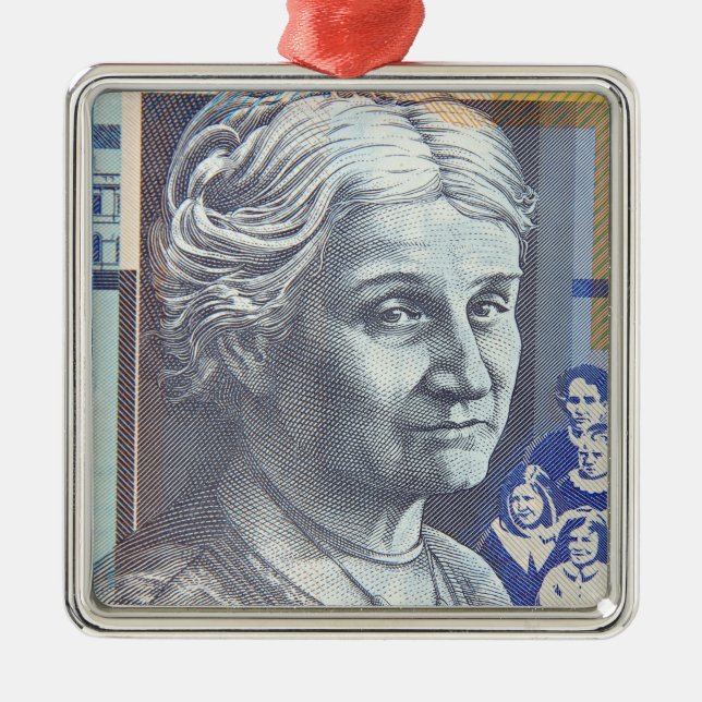 Ornamento De Metal Dinheiro australiano (Frente)