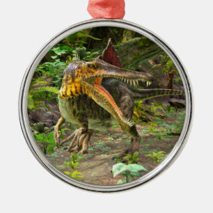 Ornamento De Metal Dinossauro Espinossauro