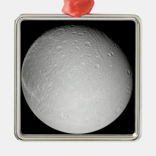 Ornamento De Metal Dione da Lua de Saturno
