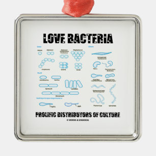 Ornamento De Metal Distribuidores prolíficos das bactérias do amor 