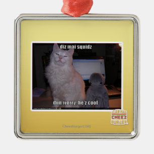 Ornamento De Metal Diz mai squidz