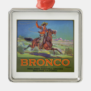 Ornamento De Metal Do "laranjas bronco", c.1900 (litho da cor)