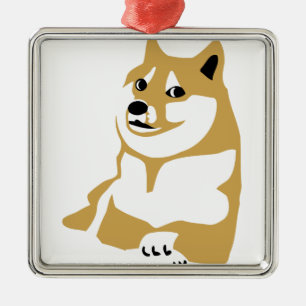 Ornamento De Metal Doge - meme do Internet