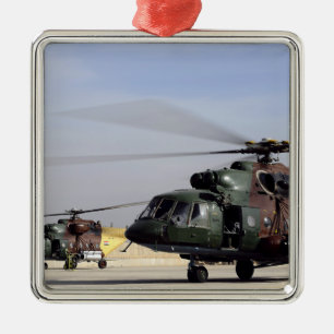 Ornamento De Metal Dois helicópteros iraquianos do quadril Mi-17