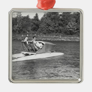 Ornamento De Metal Dois homens