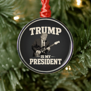 Ornamento De Metal Donald Trump É Meu Presidente