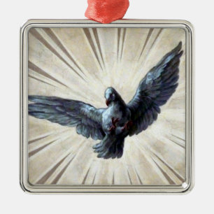 Ornamento De Metal dove metal